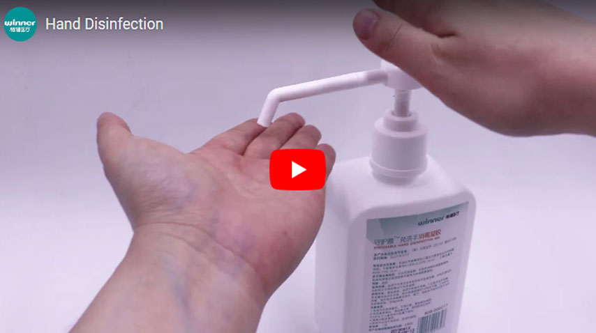Vídeo de desinfección de manos